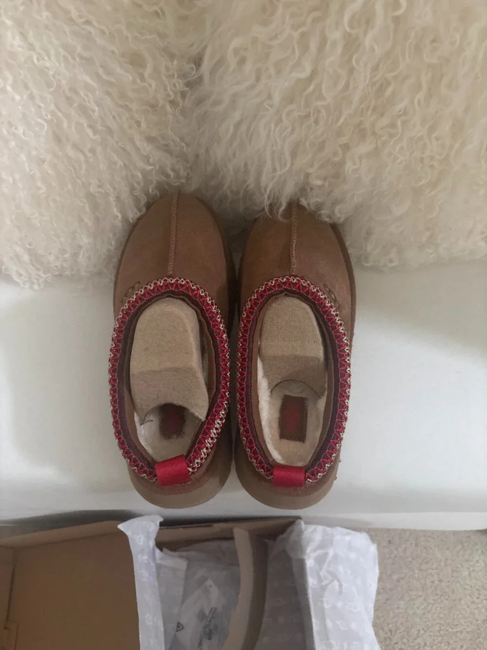 UGG Tazz II Genuine Shearling Lined Platform Slipper